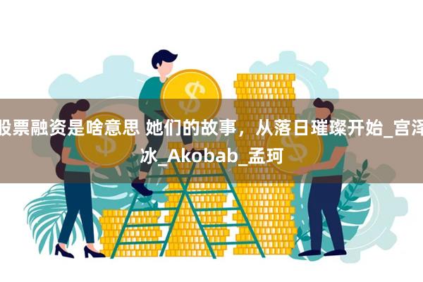股票融资是啥意思 她们的故事，从落日璀璨开始_宫泽冰_Akobab_孟珂