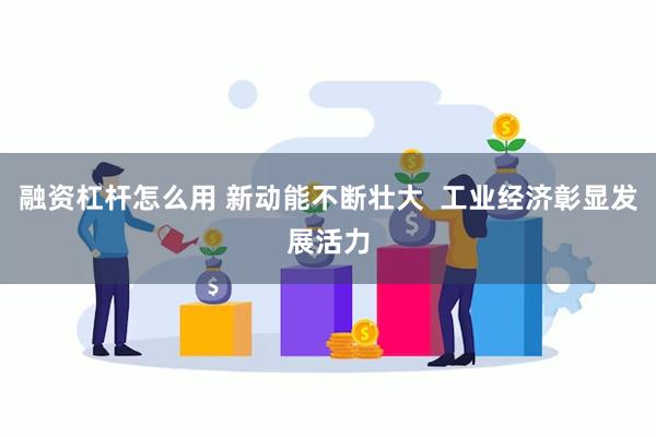 融资杠杆怎么用 新动能不断壮大  工业经济彰显发展活力